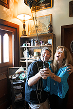Antiquing Stock Photo