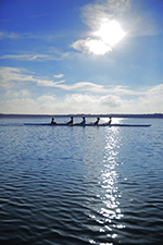 Boating Stock Photo