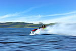 Boating Stock Photo