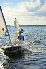 Boating Stock Photo