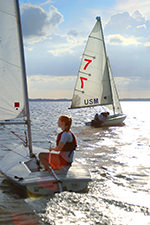 Boating Stock Photo