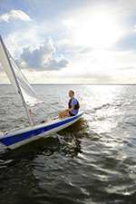 Boating Stock Photo