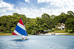 Boating Stock Photo